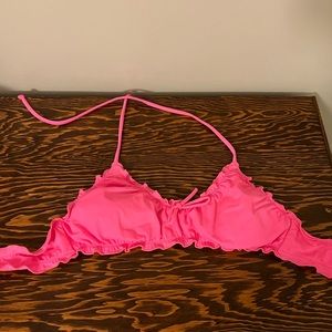 Victorias Secret Pink Bikini Top, Size Small, like new